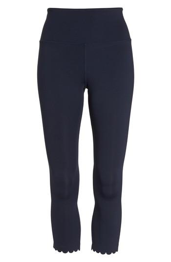 Women's Kate Spade New York Scallop Crop Leggings - Blue