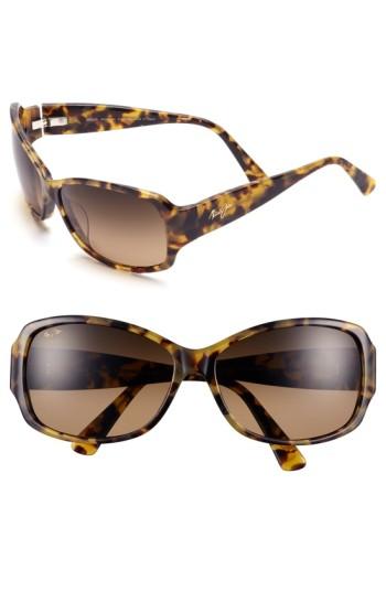 Women's Maui Jim Nalani 61mm Polarizedplus2 Sunglasses - Tokyo Tortoise