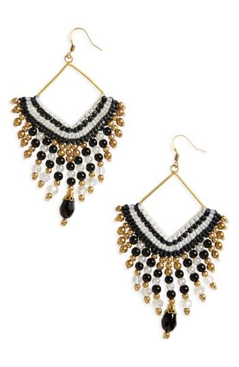 Women's Panacea Beaded Fringe Earrings