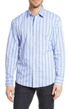 Men's Zachary Prell Washington Plaid Sport Shirt - Blue