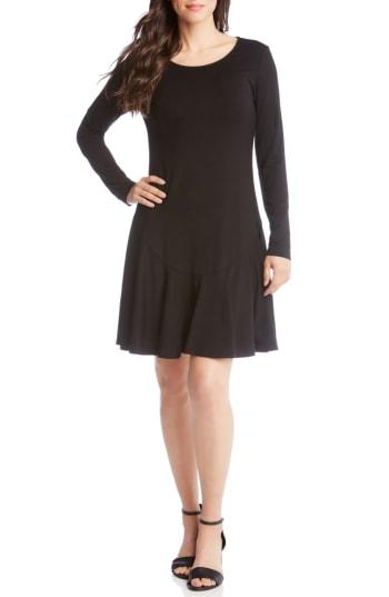 Women's Karen Kane Montana Drop Waist Dress - Black