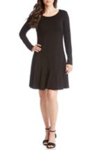 Women's Karen Kane Montana Drop Waist Dress - Black