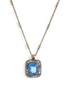 Women's Sorrelli Opulent Octagon Crystal Pendant Necklace