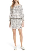 Women's Soft Joie Arryn B Snake Print Popover Dress - Black