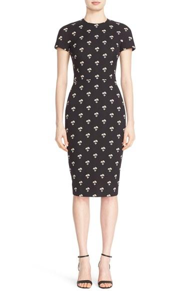 Women's Victoria Beckham Daisy Stretch Jacquard Dress