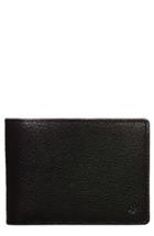 Men's Hook + Albert Leather Wallet - Black