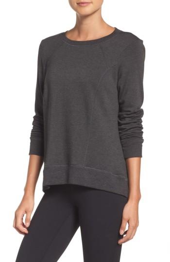 Women's Beyond Yoga Fleece Pullover - Grey