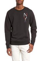 Men's Saturdays Nyc Bowery Ny Sweatshirt - Black