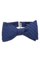 Men's Ted Baker London Indigo Wardrobe Silk Bow Tie, Size - Blue