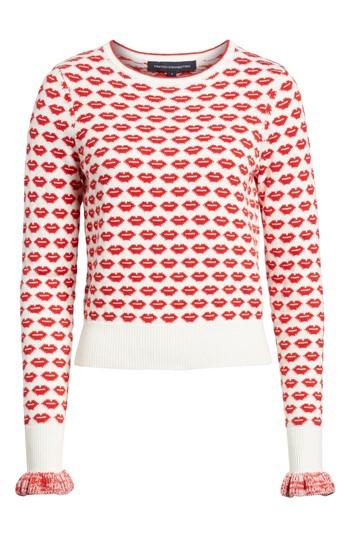 Women's French Connection Kiss Sweater - White