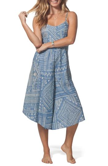 Women's Rip Curl Marino Wide Leg Jumpsuit - Blue