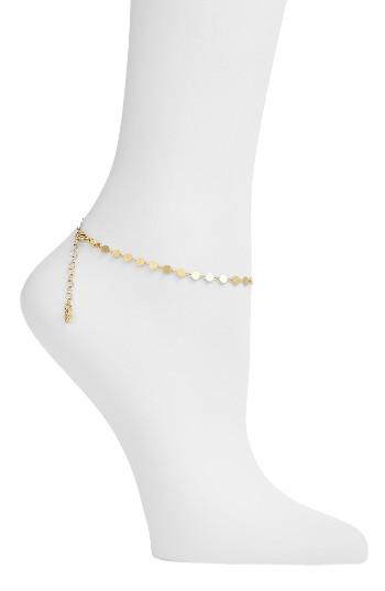 Women's Argento Vivo Mirror Station Anklet