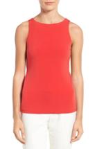 Petite Women's Halogen Double Layer Tank, Size P - Red