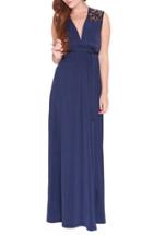 Women's Olian 'angelina' Maternity Maxi Dress