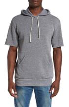 Men's Alternative Short Sleeve Hoodie - Grey