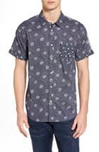 Men's Scotch & Soda Mix & Match Print Woven Shirt - Blue