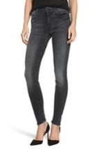 Women's Mother The Looker Mid Rise Skinny Jeans - Black