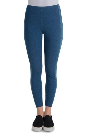 Women's Lysse Step Hem Denim Leggings - Blue