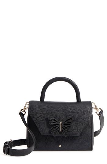 Kate Spade New York Madison Knollwood Drive - Hope Leather Crossbody Bag - Black