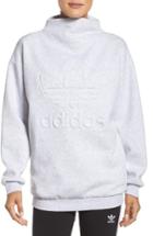 Women's Adidas Originals Mock Neck Sweatshirt - Grey