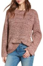 Women's Blanknyc Flap Back Sweater - Burgundy