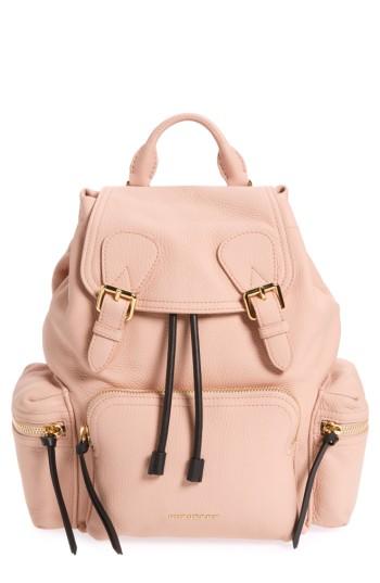 Burberry Medium Rucksack Deerskin Backpack -