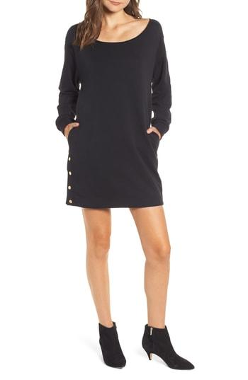 Women's Hudson Jeans Snap Sweatshirt Dress