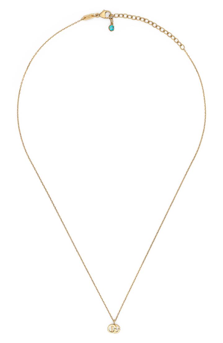 Women's Gucci Gg Running Pendant Necklace