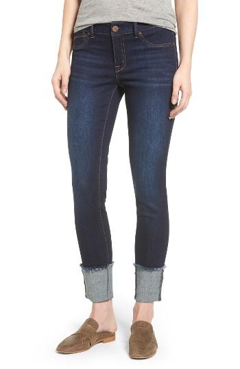 Women's 1822 Denim Roll Cuff Ankle Skinny Jeans - Blue