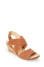 Women's Adam Tucker Toree Wedge Sandal .5 M - Brown