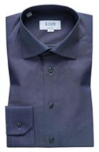 Men's Eton Contemporary Fit Solid Dress Shirt .75 - Blue