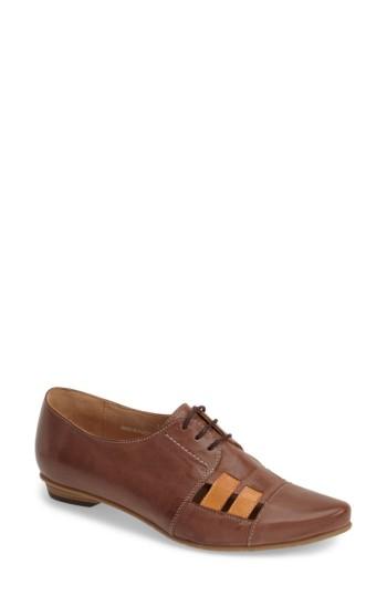 Women's Fidji 'v103' Leather Flat Eu - Brown
