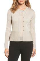 Women's Boss Faithe Dot Jacquard Cardigan - Beige