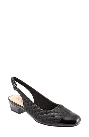 Women's Trotters Dea Slingback Sandal M - Black