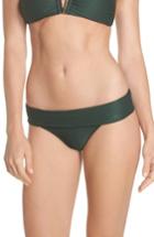 Women's Heidi Klein Foldover Bikini Bottoms - Green