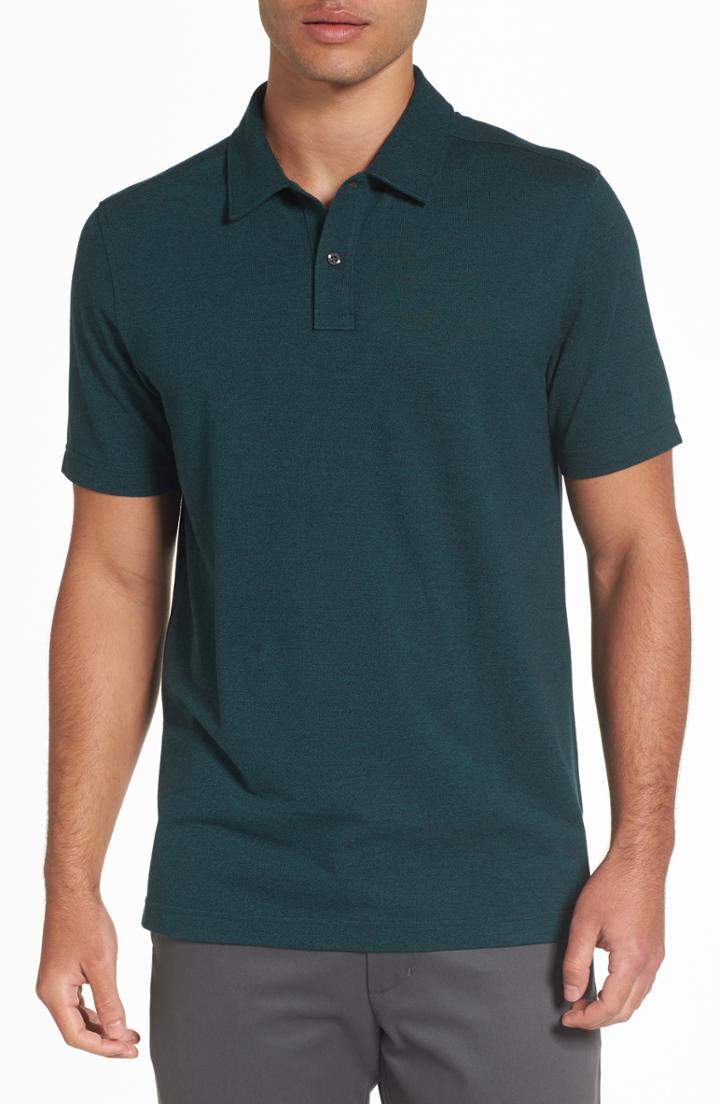 Men's Nordstrom Men's Shop Fit Polo, Size Large - Green