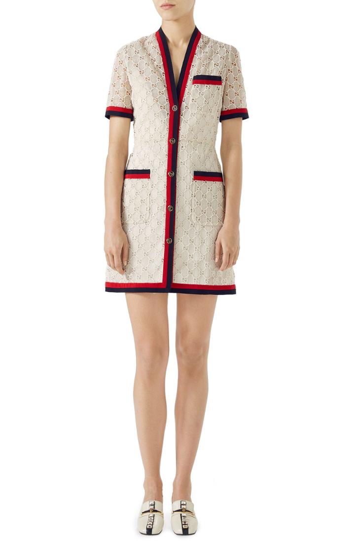 Women's Gucci Gg Macrame Dress