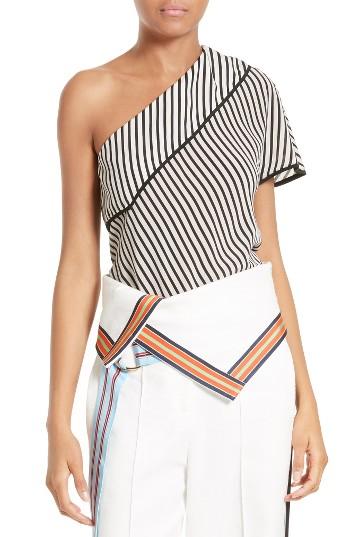 Women's Diane Von Furstenberg One-shoulder Silk Top
