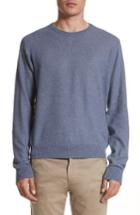 Men's Todd Snyder Cashmere & Linen Crewneck Sweater - Blue