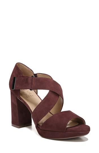 Women's Naturalizer Harper Platform Sandal .5 W - Red