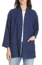 Women's Eileen Fisher Organic Cotton Kimono Jacket - Blue