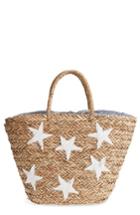Nordstrom Stargaze Woven Sea Grass Tote - White