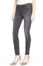 Women's Frame 'le Skinny' Sateen Skinny Jeans - Black