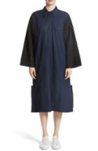 Women's Sofie D'hoore Mixed Media Shirt Dress