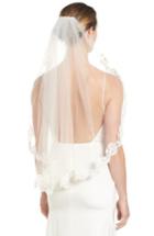 Veil Trends Poppy Lace Bridal Veil, Size - Ivory