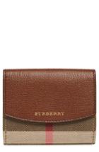 Women's Burberry Luna French Wallet - Brown