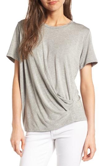 Women's Amour Vert Nelle Drape Tee - Grey