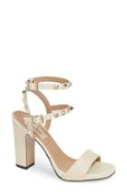 Women's Valentino Garavani Rockstud Ankle Strap Sandal .5us / 35.5eu - Ivory