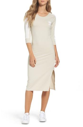 Women's Adidas Originals 3-stripes Dress - Grey