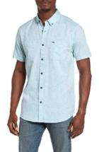 Men's Rip Curl Mainline Nep Woven Shirt - Blue/green